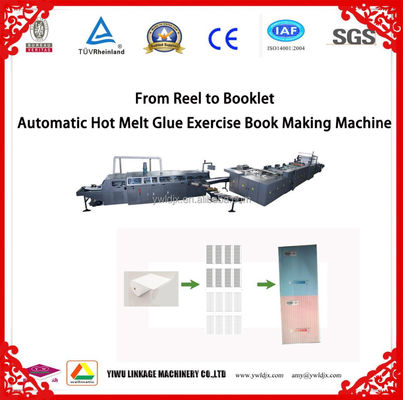 24 Stunden LD-GNB670 Z-Typ Vollautomatik Kaltklebenteppich-Notebook-Herstellmaschine